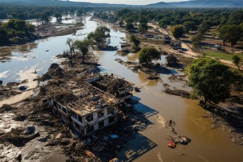 Tsunami Devastador Que Retrata La Inmensa Destrucci N Y El Caos Que