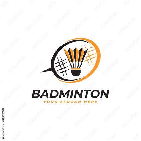 Badminton club logo design template, Badminton tournaments logotype ...