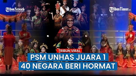 Sulsel Indonesia BANGGA Paduan Suara UNHAS Raih Juara 1 Di World