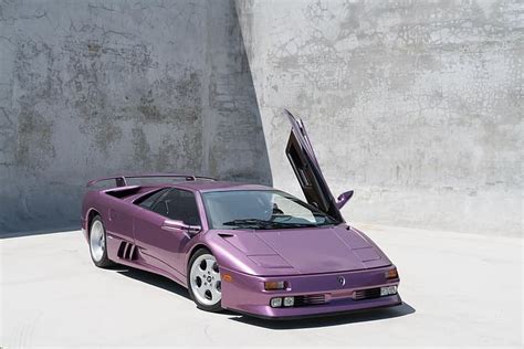 HD wallpaper: Purple, Classic, Supercar, Lamborghini Diablo | Wallpaper ...