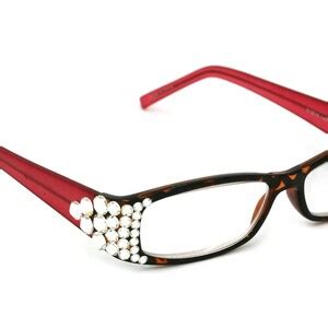 All Favorite Bling Reading Glasses Women Adorned W Clear Tortoise