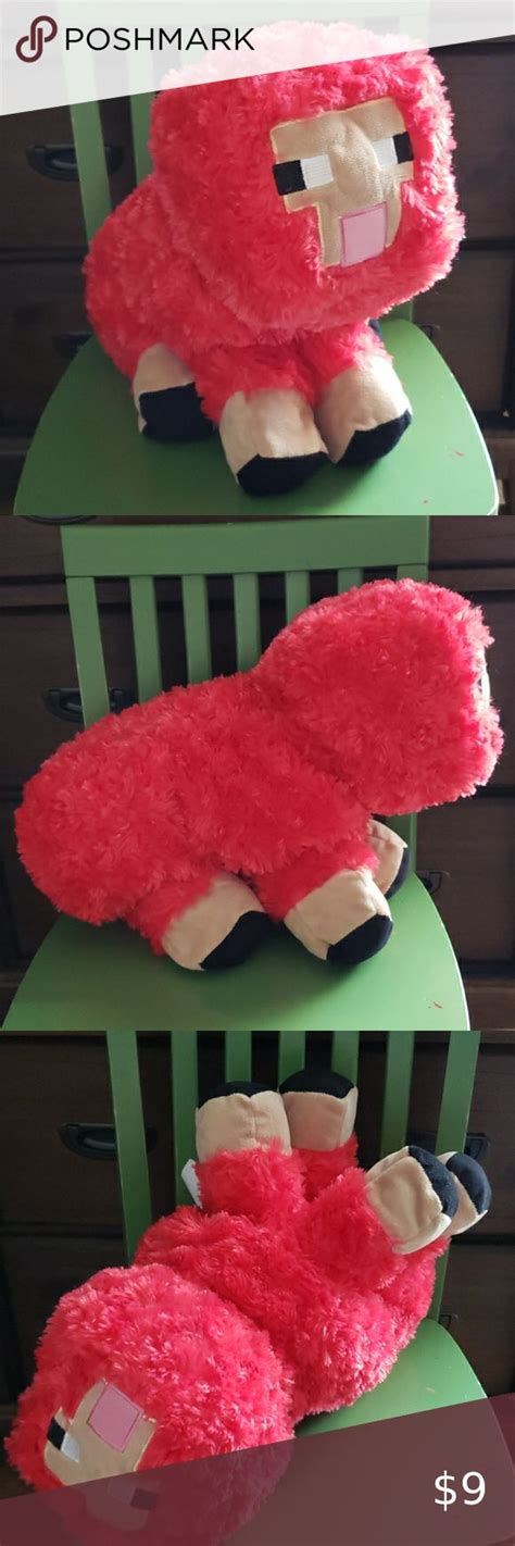 Toy Minecraft Plush Sheep Red Sheep Sheep Plush