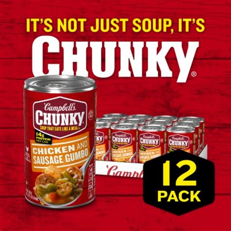 Campbell S Chunky Grilled Chicken Sausage Gumbo Pk Oz