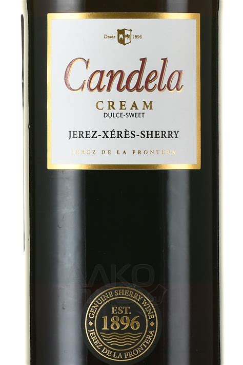 Sherry Candela Cream with glass - купить херес Кандела Крим 0.75 л с ...
