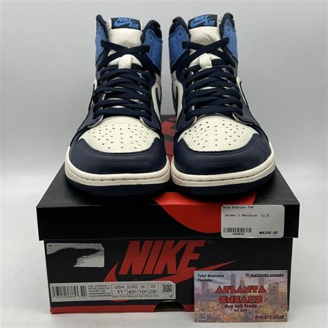 Jordan Brand Air Jordan 1 high obsidian | Grailed