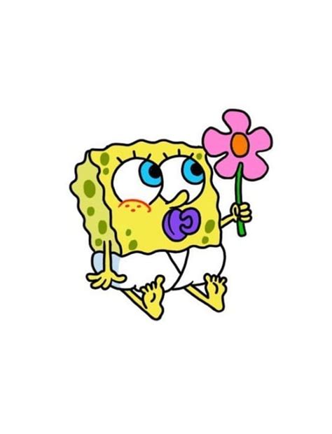 Baby Spongebob Spongebob Painting Spongebob Drawings Spongebob Hd