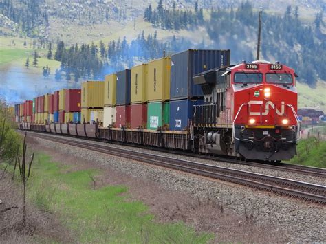 Canadian National Intermodal Heffley Creek Bc A Highballi Flickr