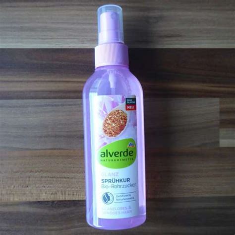 Test Alverde Glanz Sprühkur Bio Rohrzucker Alverde Glanz Sprühkur Bio Rohrzucker Pinkmelon