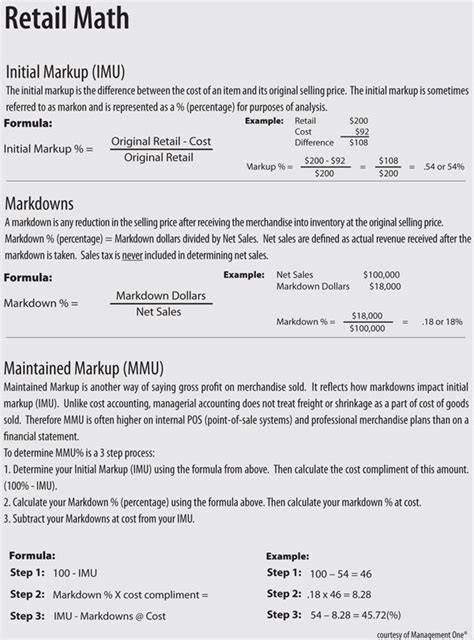 Retail Math Math Formulas Math Cheat Sheet Math 13489 Hot Sex Picture