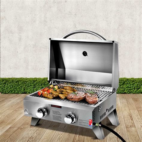 Portable Gas BBQ - Twin Burner - Shorehouse Living