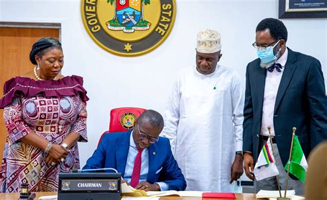 Sanwo Olu Signs Bill Regulating Real Estate Transaction Two Others Into Law