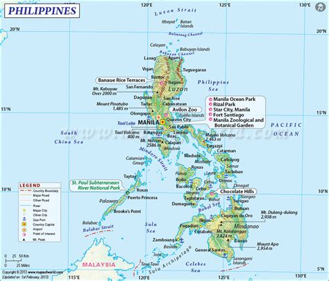 Major Landforms Philippines