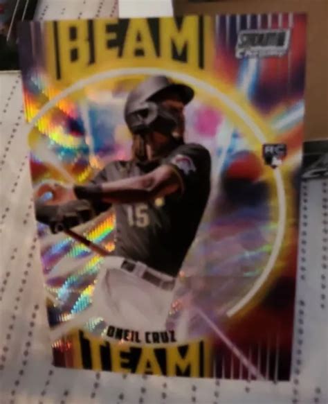 R Fracteur Oneil Cruz Rookie Beam Team Wave Topps Stade Club