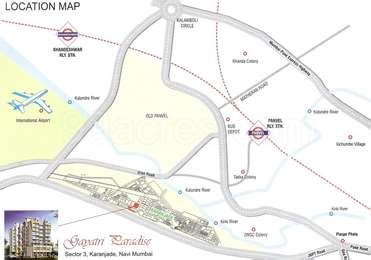 Dubey Group Dubey Gayatri Enclave Map Karanjade Navi Mumbai Location Map