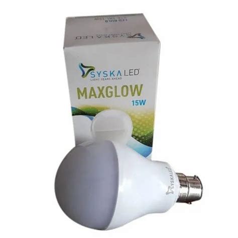 15 W Cool Daylight 15w Syska Maxglow Led Bulb Model Number Ssk Srl 15w At Rs 180piece In Ranchi