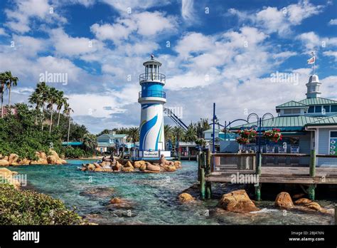 Seaworld marine park at Orlando in Florida Stock Photo - Alamy