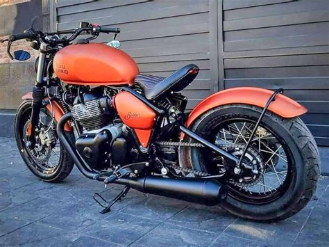 Royal Enfield 650cc Bobber Classic Mod Job Based On Interceptor