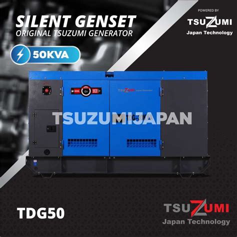 Jual Genset 50 KVA Silent 40000 Watt Tsuzumi Japan Di Seller Tsuzumi