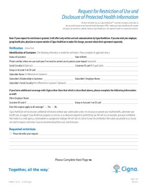 Cigna Requirement Form Fill Online Printable Fillable Blank Pdffiller