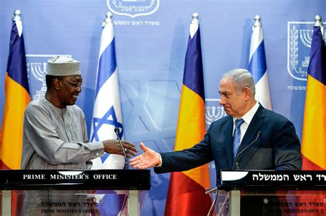 Chads President Deby Signs Agreements With Israel Netanyahu To Renew