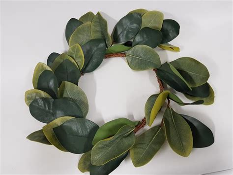 Magnolia Leaf Wreath 55cm - Desflora