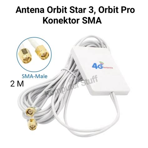 Jual Antena Eksternal Modem Orbit Star 3 Orbit Pro Konektor SMA 4G LTE