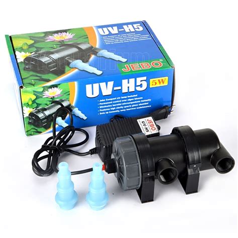 JEBO UV Sterilizer Lamp Aquarium Light Ultraviolet Filter Clarifier