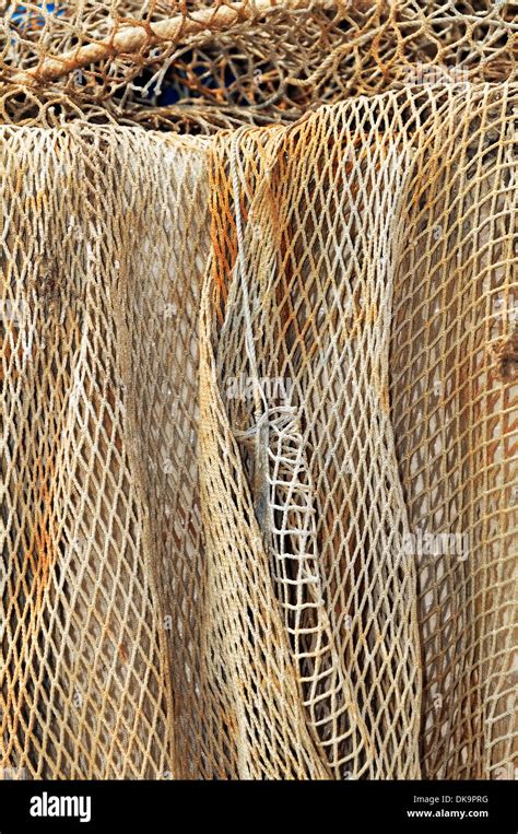 close    fishing net stock photo alamy