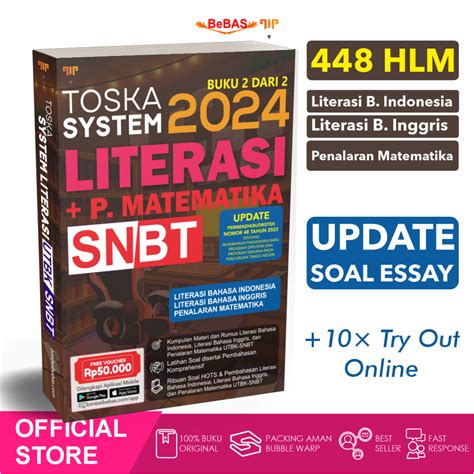 Jual Toska System Literasi Dan Penalaran Matematika UTBK SNBT 2024