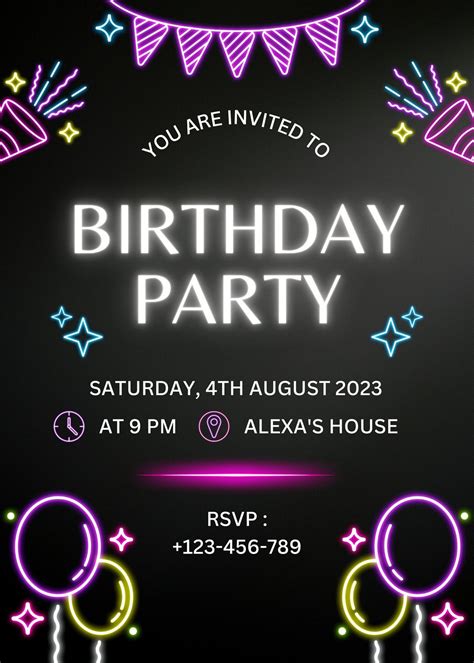 Birthday Invitations