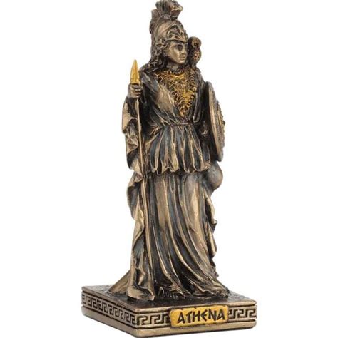 Bronze Athena Greek Pantheon Statue