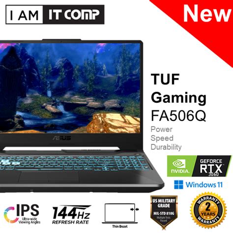 Asus Tuf A15 Fa506q Mhn132w Fa506q Mhn134w 156 Fhd 144hz Ips Gaming Laptop Ryzen 7ryzen 9