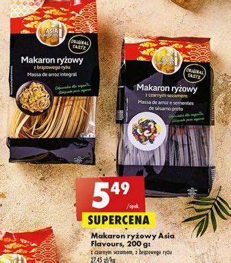 Promocja Makaron Ry Owy Z Czarnym Sezamem Asia Flavours W Biedronka