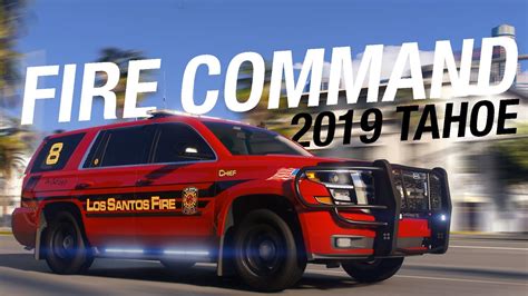 2019 Chevy Tahoe Fire Command Vehicle Model By Brendo Productions