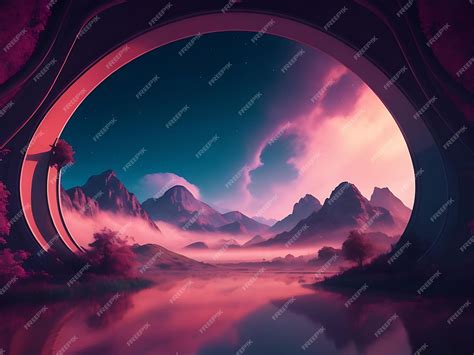 Premium AI Image | Virtual Background AI Generated