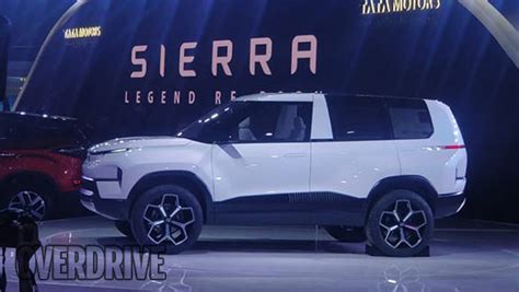 Auto Expo Tata Sierra Showcased Carries Style Cues From The