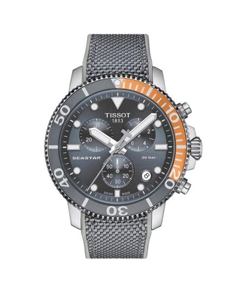 Tissot Seastar 1000 Chronograph in Metallic for Men | Lyst