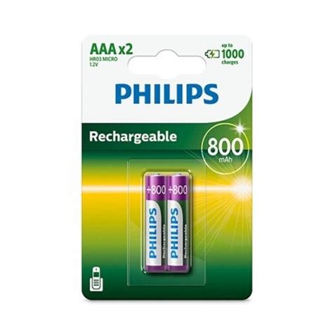 Pile Rechargeable Philips Piles Rechargeable Aaa Lr Mah Darty