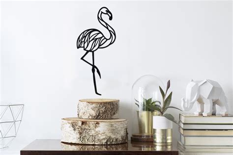 Flamingo Metal Wall Art Metal Wall Decor Flamingo Wood Sign Etsy