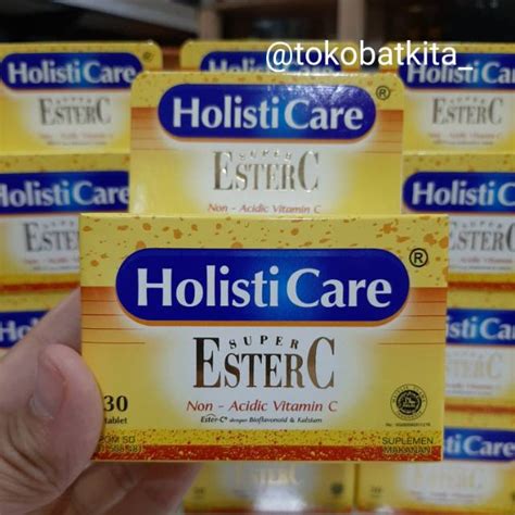 Jual BARU ESTER C HOLISTICARE 30TABLET KEMASAN BARU VITAMIN C