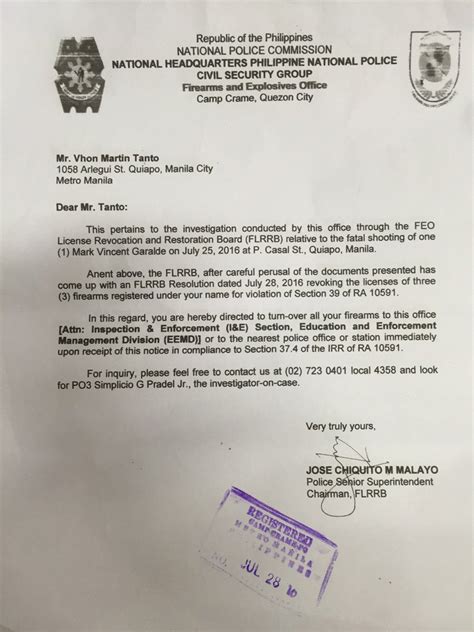 Application Letter Sample Philippines Cover Letter For Award