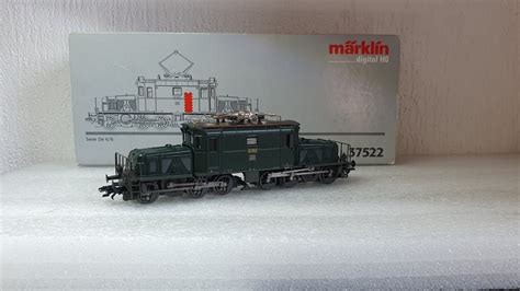 Märklin H0 37522 Elektrolokomotive Serie De 6 6 Seetal Krokodil