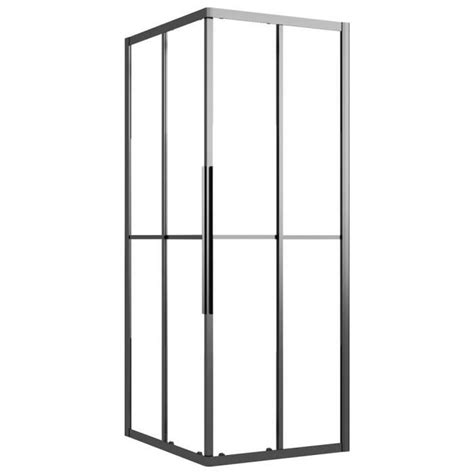 Cabine de douche ESG semi dépoli 90x70x180 cm Noir S1327 Cdiscount