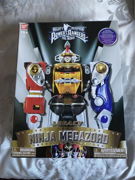 MIGHTY MORPHIN POWER Rangers Movie Legacy Ninja Megazord Complete ...