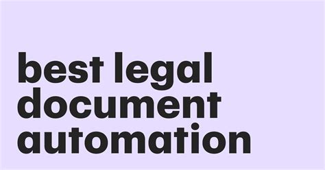 Top 5 Legal Document Automation Software Options For 2023