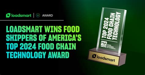 loadsmart wins food shippers  americas top food chain technology award