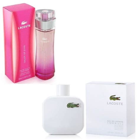 Buy Combo Of Lacoste Touch Of Pink Edt Perfume For Women 90 Ml And Eau De Lacoste L 12 12 Blanc