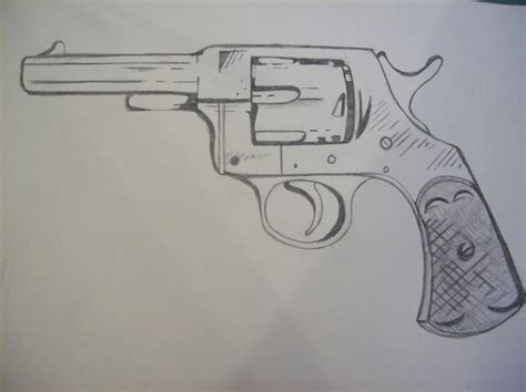 Revolver Sketch by pfunk100s on DeviantArt