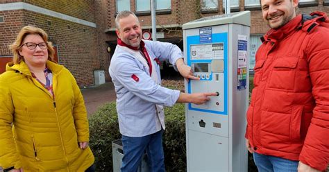 Parken in Xanten Gewerbetreibende für Erhalt der Brötchentaste