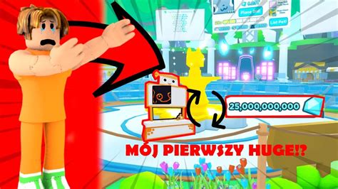 PIERWSZY W ŻYCIU mój HUGE W PET SIMULATOR X Special na 200SUB